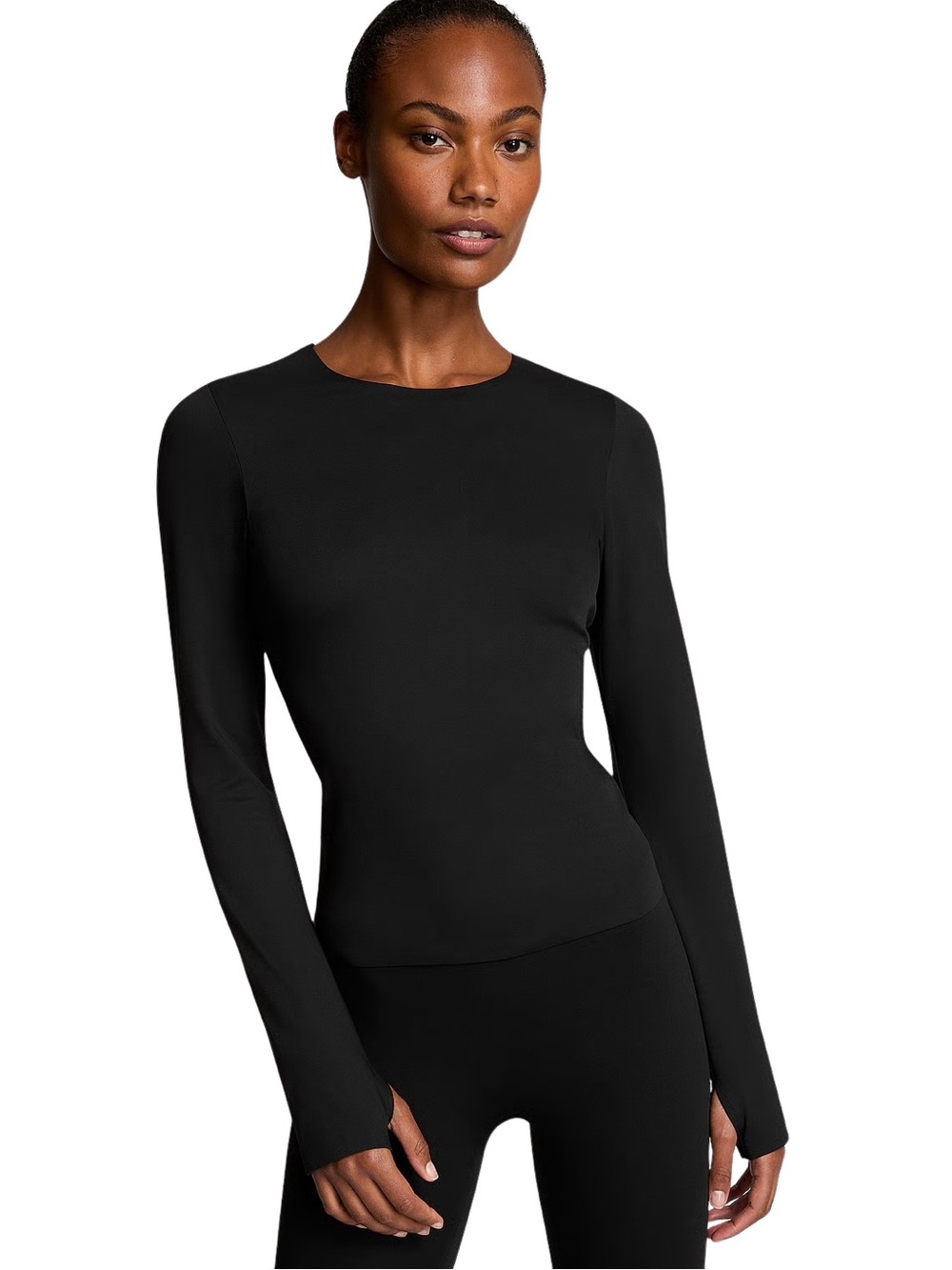Victoria’s Secret XL Black VSX Elevate Long Sleeve Tee
